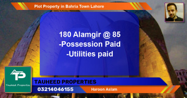 Residential Plot for Sale in Bahria Town, Lahore - (BP-85589)