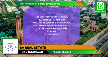 Residential Plot for Sale in Bahria Town, Lahore - (BP-85606)