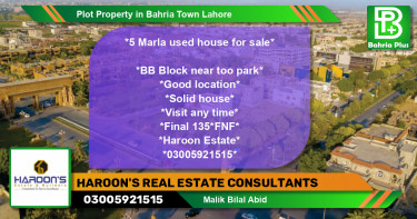 Residential Plot for Sale in Bahria Town, Lahore - (BP-85630)