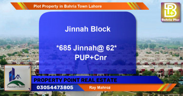 Residential Plot for Sale in Bahria Town, Lahore - (BP-85631)