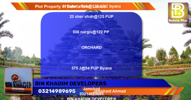 Residential Plot for Sale in Bahria Town, Lahore - (BP-85657)