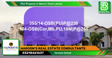 Residential Plot for Sale in Bahria Town, Lahore - (BP-85689)
