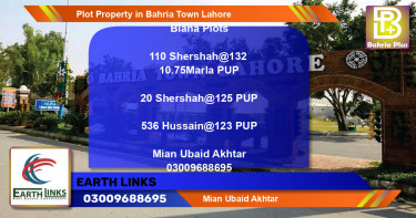 Residential Plot for Sale in Bahria Town, Lahore - (BP-85691)