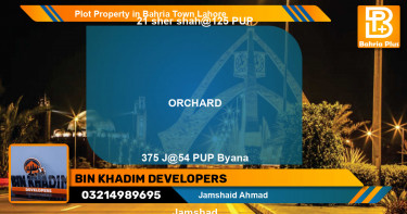Residential Plot for Sale in Bahria Town, Lahore - (BP-85693)