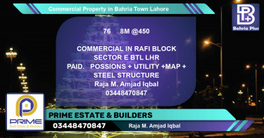 Commercial Property for Sale in Bahria Town, Lahore - (BP-85769)