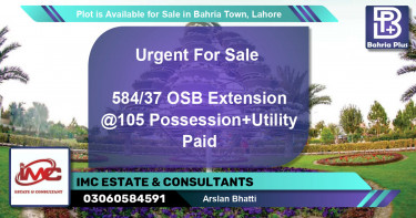 Residential Plot for Sale in Bahria Town, Lahore - (BP-85793)