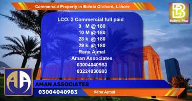 Commercial Property for Sale in Bahria Orchard, Lahore - (BP-85929)