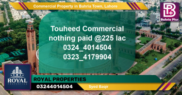 Commercial Property for Sale in Bahria Town, Lahore - (BP-85975)