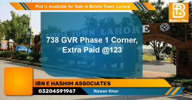 Residential Plot for Sale in Bahria Town, Lahore - (BP-86016)