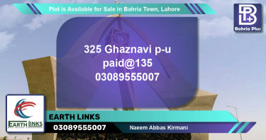 Residential Plot for Sale in Bahria Town, Lahore - (BP-86029)