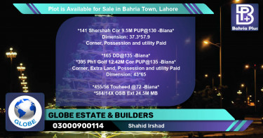 Residential Plot for Sale in Bahria Town, Lahore - (BP-86045)