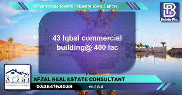 Commercial Property for Sale in Bahria Town, Lahore - (BP-86046)