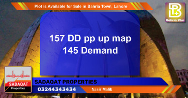 Residential Plot for Sale in Bahria Town, Lahore - (BP-86053)