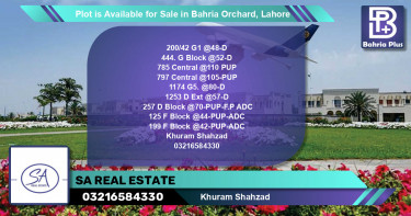 Residential Plot for Sale in Bahria Orchard, Lahore - (BP-86103)