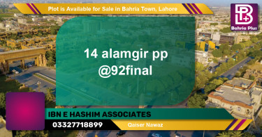 Residential Plot for Sale in Bahria Town, Lahore - (BP-86146)
