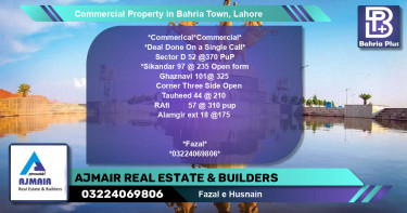Commercial Property for Sale in Bahria Town, Lahore - (BP-86156)
