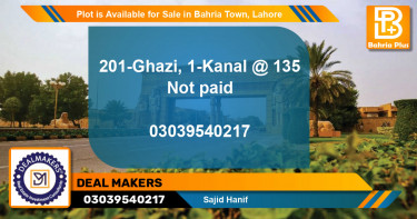 Residential Plot for Sale in Bahria Town, Lahore - (BP-86170)