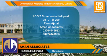 Commercial Property for Sale in Bahria Orchard, Lahore - (BP-86173)