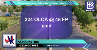 Residential Plot for Sale in Bahria Town, Lahore - (BP-86174)
