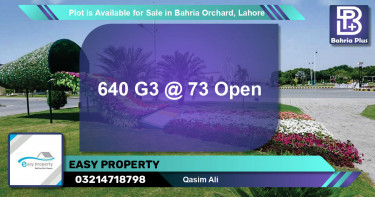 Residential Plot for Sale in Bahria Orchard, Lahore - (BP-86231)