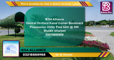 Residential Plot for Sale in Bahria Orchard, Lahore - (BP-86248)