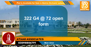 Residential Plot for Sale in Bahria Orchard, Lahore - (BP-86323)