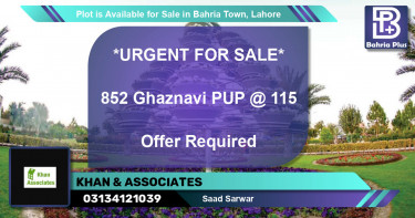 Residential Plot for Sale in Bahria Town, Lahore - (BP-86343)