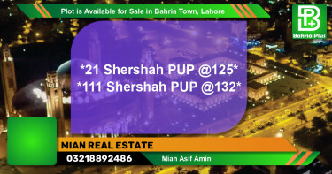 Residential Plot for Sale in Bahria Town, Lahore - (BP-86345)