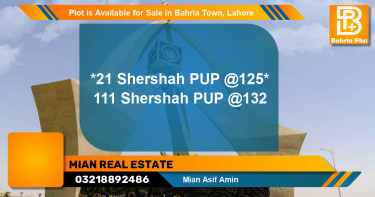 Residential Plot for Sale in Bahria Town, Lahore - (BP-86346)
