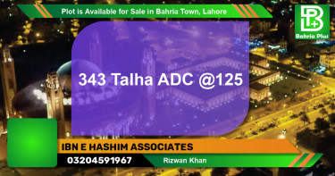 Residential Plot for Sale in Bahria Town, Lahore - (BP-86366)