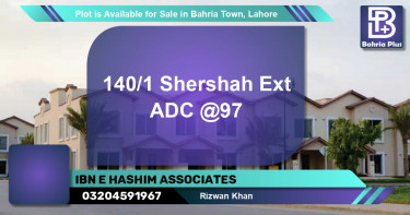 Residential Plot for Sale in Bahria Town, Lahore - (BP-86367)