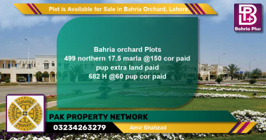 Residential Plot for Sale in Bahria Orchard, Lahore - (BP-86389)