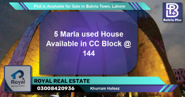 Residential Plot for Sale in Bahria Town, Lahore - (BP-86419)