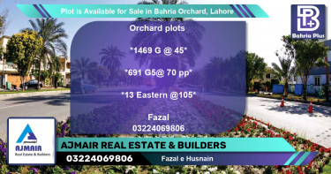 Residential Plot for Sale in Bahria Orchard, Lahore - (BP-86440)