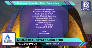 Commercial Property for Sale in Bahria Town, Lahore - (BP-86441)
