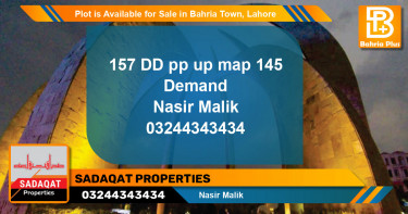 Residential Plot for Sale in Bahria Town, Lahore - (BP-86483)