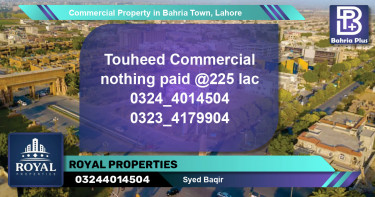 Commercial Property for Sale in Bahria Town, Lahore - (BP-86555)