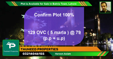 Residential Plot for Sale in Bahria Town, Lahore - (BP-86601)