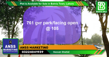 Residential Plot for Sale in Bahria Town, Lahore - (BP-86634)