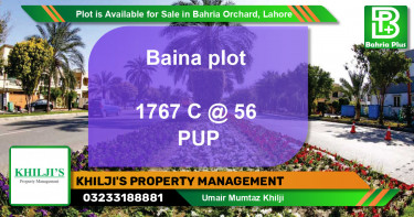Residential Plot for Sale in Bahria Orchard, Lahore - (BP-86665)