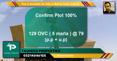Residential Plot for Sale in Bahria Town, Lahore - (BP-86676)