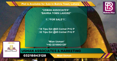 Residential Plot for Sale in Bahria Town, Lahore - (BP-86740)