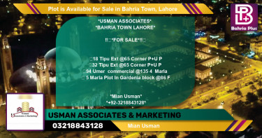 Commercial Plot for Sale in Bahria Town, Lahore - (BP-86772)