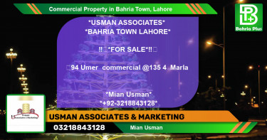Commercial Property for Sale in Bahria Town, Lahore - (BP-86773)