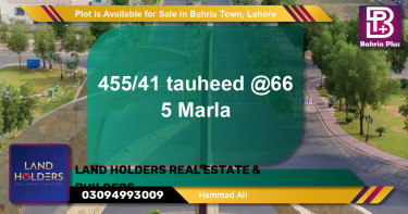 Residential Plot for Sale in Bahria Town, Lahore - (BP-86813)