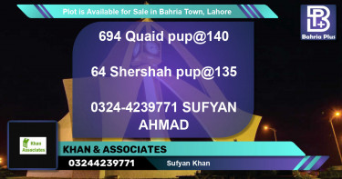 Residential Plot for Sale in Bahria Town, Lahore - (BP-86834)