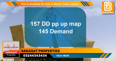 Residential Plot for Sale in Bahria Town, Lahore - (BP-86900)