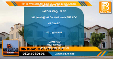 Residential Plot for Sale in Bahria Town, Lahore - (BP-86910)