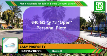Residential Plot for Sale in Bahria Orchard, Lahore - (BP-86953)
