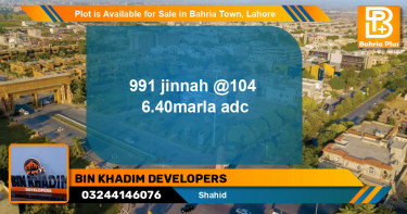 Residential Plot for Sale in Bahria Town, Lahore - (BP-86993)